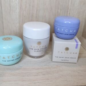 Tatcha Moisturizer Trio - Aqua, White, Lavender